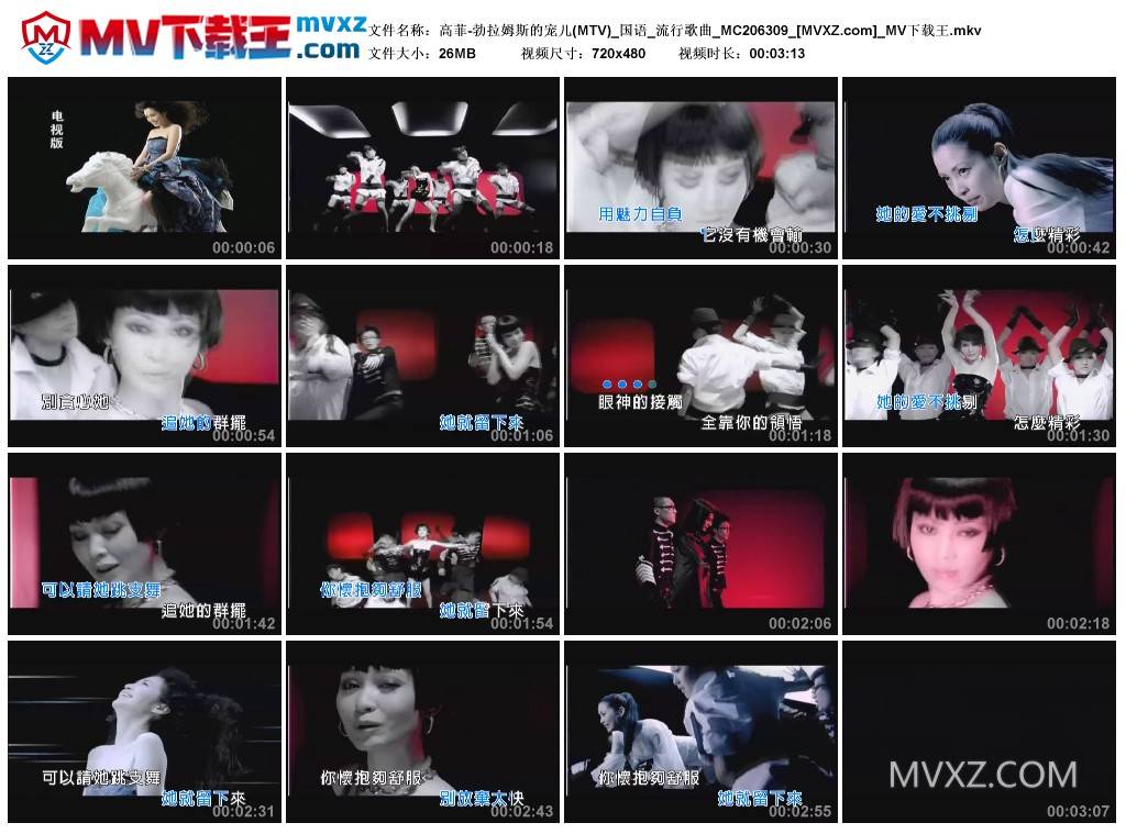 高菲-勃拉姆斯的宠儿(MTV)_国语_流行歌曲_MC206309